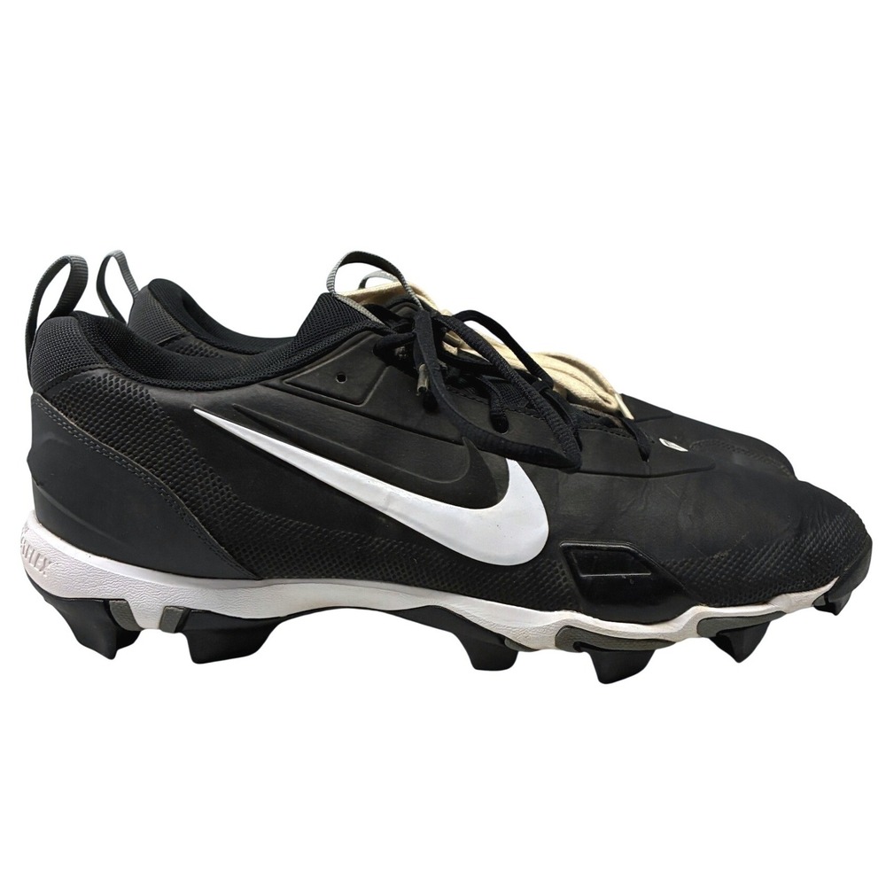 Nike Fastflex Molded Baseball Cleats Mens 13 Black Athletic Sports Turf Shoes